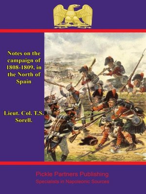 cover image of Notes on the Campaign of 1808-1809, in the North of Spain